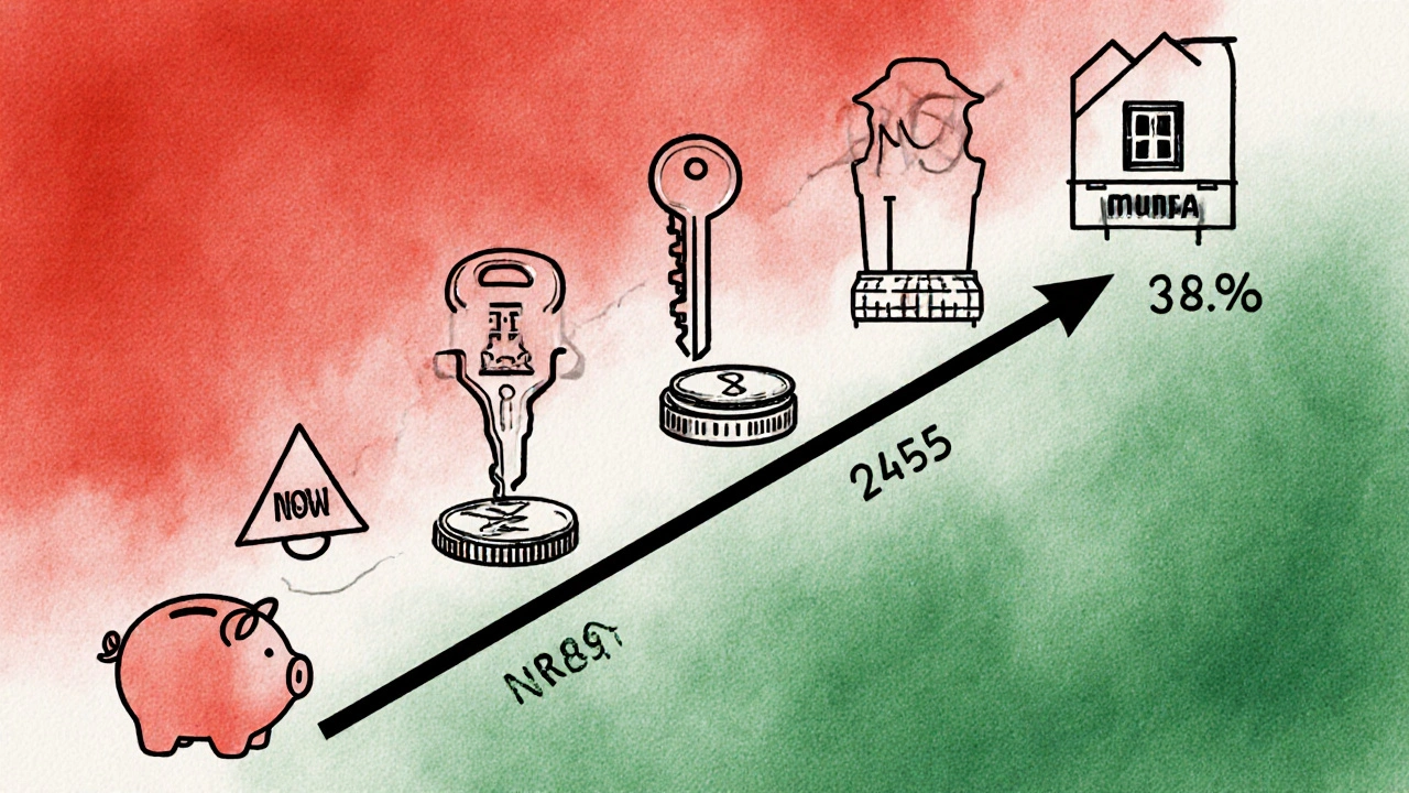 Zeitlinie der Eigenkapitalquote in deutschen Städten von 2020 bis 2025.