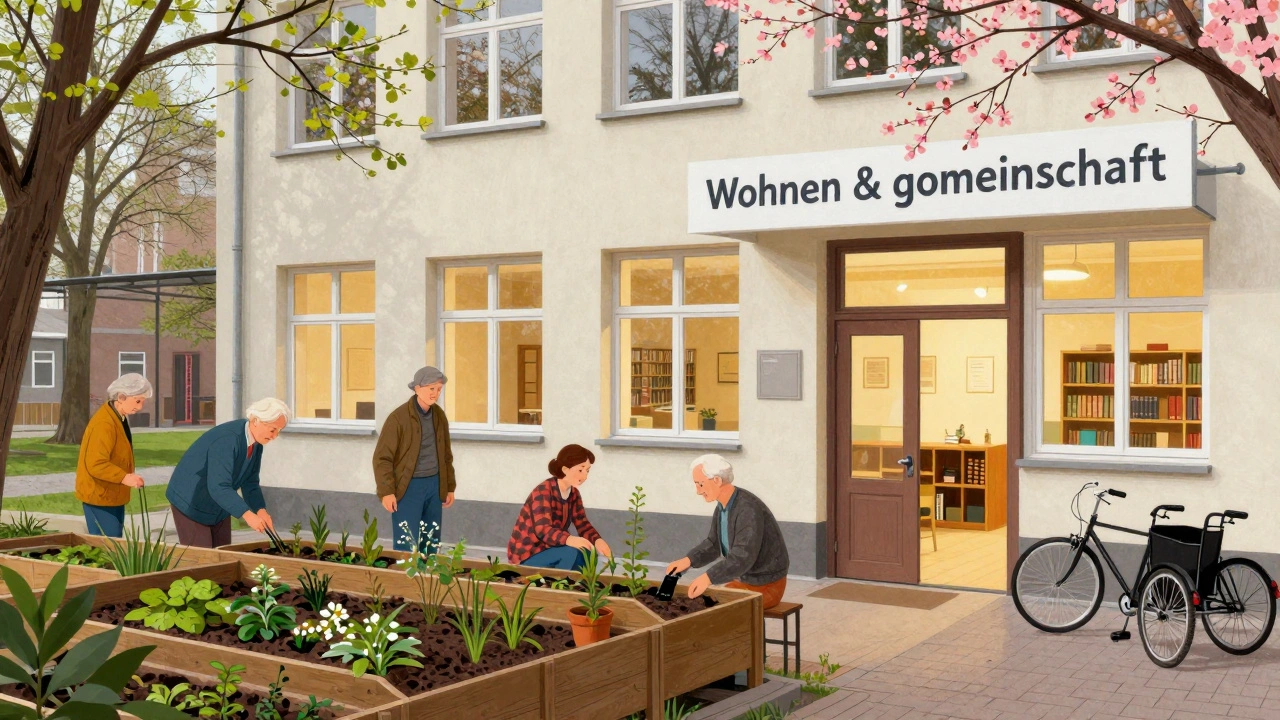 Umnutzung einer ehemaligen Schule in ein gemeinschaftliches Wohnprojekt für Senioren