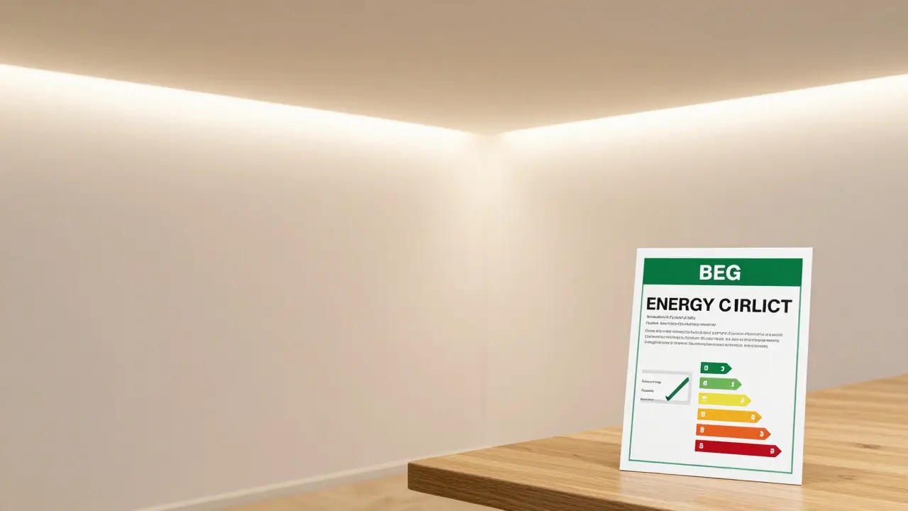 Hell sanierter und modern ausgebauter Kellerraum mit warmem Licht.