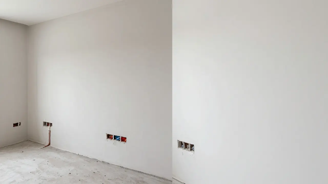 Vergleich: Sichtbare Leitungen versus versteckte Installation