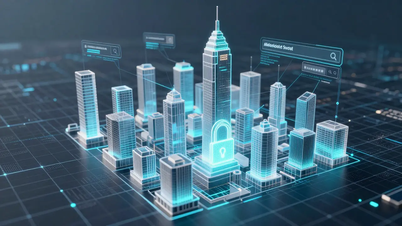 Zukunftsorientierte 3D-Darstellung digitaler Stadtplanung und Daten
